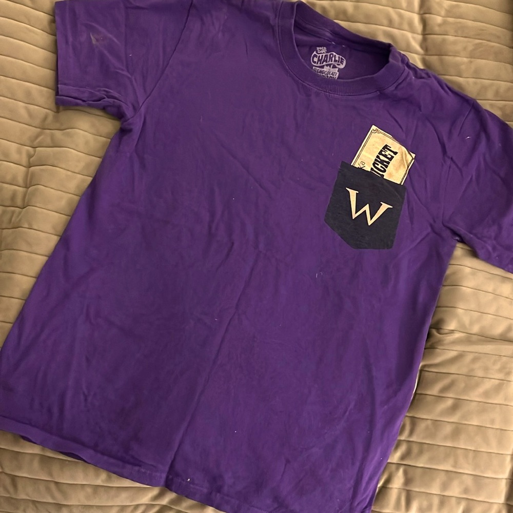 Charlie and the chocolate factory on Broadway T-shirt golden ticket